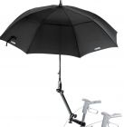 Umbrella / parasol, black, with attachment